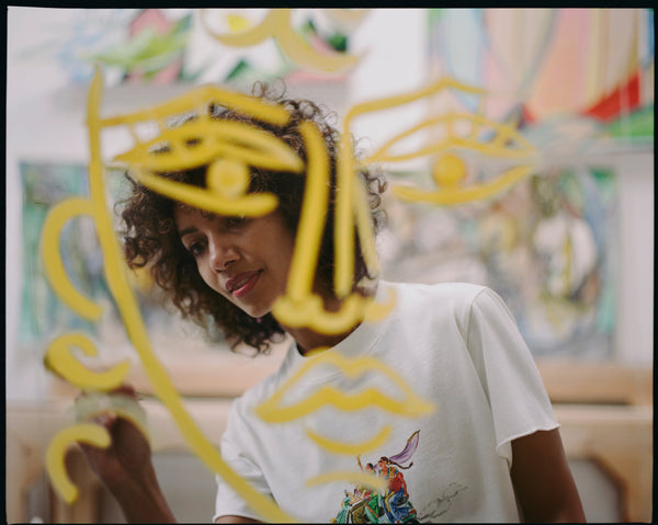 In the studio with New York based multi-disciplinary artist Mokshini