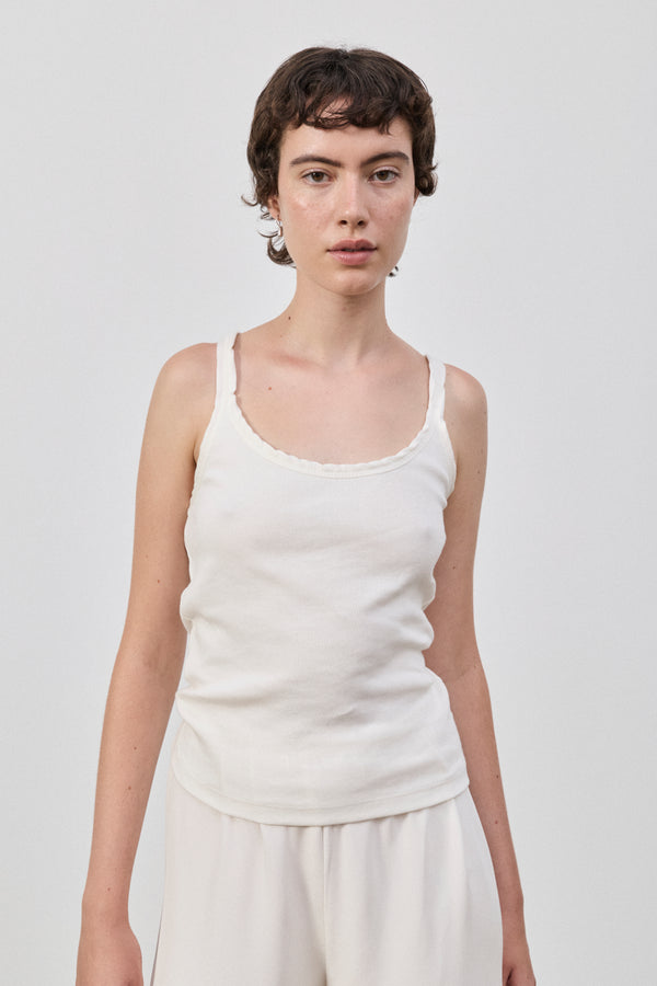 Billie Singlet in Organic Cotton