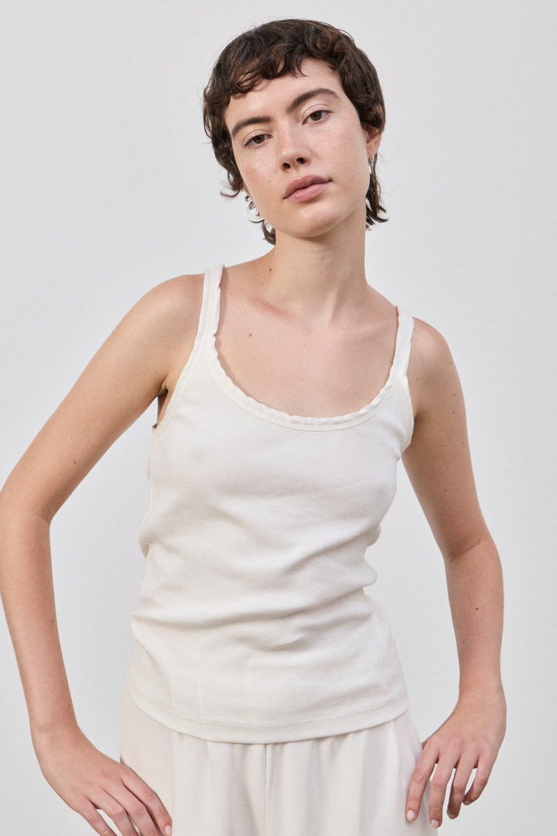 Billie Singlet in Organic Cotton