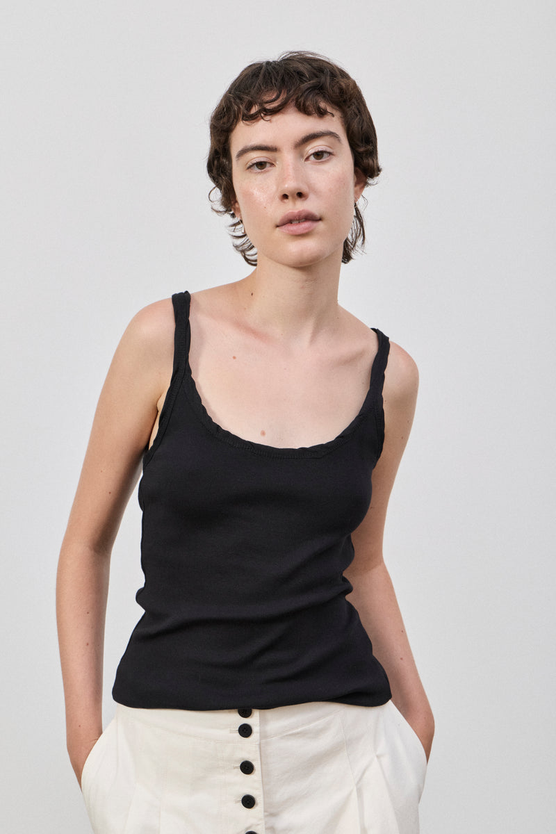 Billie Singlet in Organic Cotton