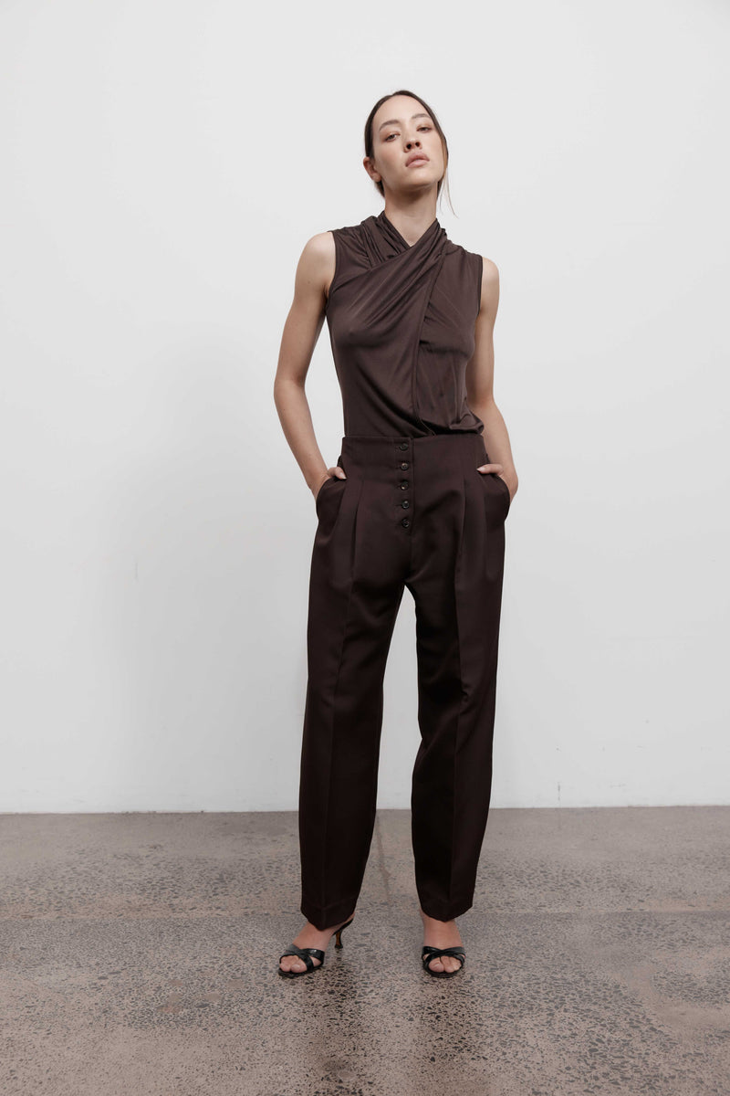 The Manfred Pant - Espresso
