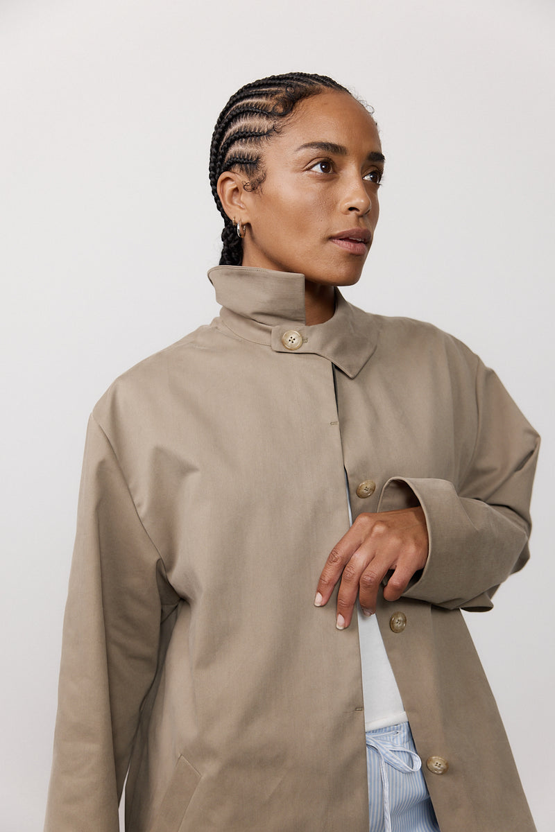 Rizzi Trench Coat in Cotton